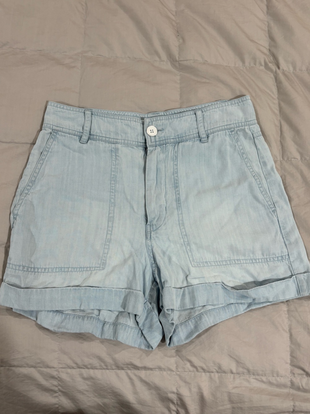 Anthropologie Cloth & Stone Light Wash Denim Shorts